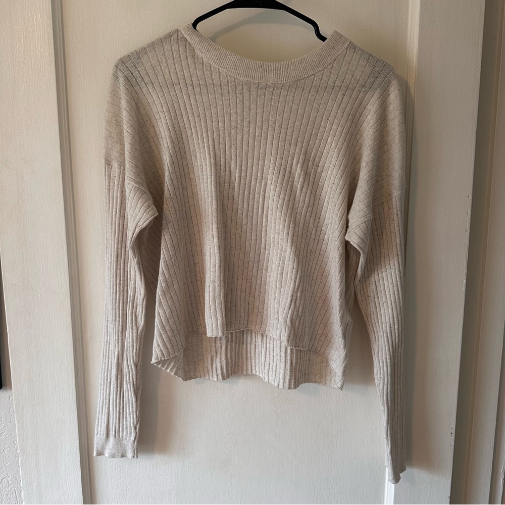 NWOT Madewell light weight cream sweater